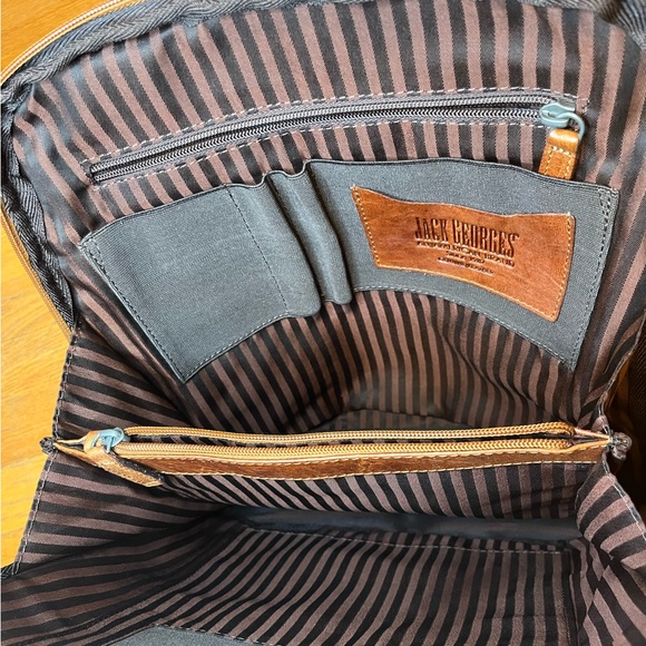 Jack Georges Voyager small backpack- Honey - Picture 2 of 5